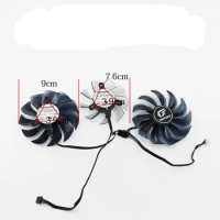 3 in 1 75MM 85MM 4PIN 12V RTX2060 GPU FAN For Colorful iGame GeForce RTX 2060/2070/2080/2080Ti/GTX 1660ti/1660 Video Card Fans