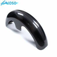 บังโคลนหน้ามอเตอร์ไซค์คาร์บอนไฟเบอร์แห้ง, AKOSO, สำหรับ Harley Davidson Touring, Street Glide, Road 