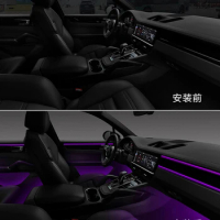 For Porsche Cayenne Ambient Light Car LCD atmosphere light instrument panel screen control 2018-2020 Inter door Ambient light