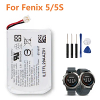 Replacement Battery 361-00097-00 For Garmin Fenix 5 6 Fenix 5S 5X 361-00096-00 361-00098-00 Rechargeable Battery 255mAh
