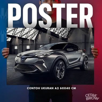 Poster Toyota GR Yaris Rally Edition Bisa Cetak Custom Hiasan Dinding Kamar Cowo Otomotif Gazoo Raci