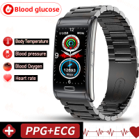 ECG+PPG Smart Watch Men Blood Glucose Meter Health Sports celet 2023 Blood Glucose Smartwatch Man
