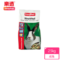 【Beaphar 樂透】超級活力成兔飼料 2.5kg(避免脂肪堆積在內臟 維持兔兔整體健康)