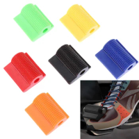 Motorcycle Colored Modified Shift Gear Lever Pedal Rubber Cover Shoe Protector Foot Peg Toe Gel For Motorcycle Accessories