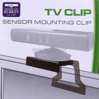 TV Clip Clamp Mount Mounting Stand Holder for Microsoft Xbox 360 Kinect Sensor Newest Worldwide