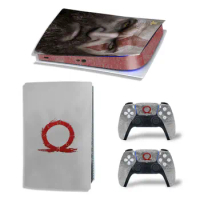 For PS5 Digital Skin God Of War Vinyl Sticker Decal Cover Console Controller Dustproof Protective Sticker