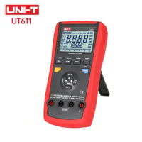 UNI-T UT611 LCR Meter Automatic Inductance Resistance LCD Backlight Display 1000 Sets Data Storage 10mF Capacitance Meter