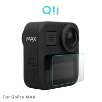 Qii GoPro MAX 玻璃貼(螢幕)(兩片裝)【APP下單最高22%點數回饋】