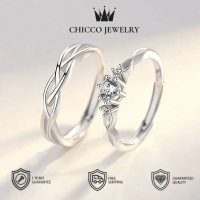 23 Cincin pasangan cincin pria dan wanita cincin pasangan dengan berlian kado pernikahan VVS1 5A Ori