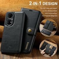 For Huawei Mate40 P30 P40 P50 Pro Case Leather Phone Cover Detachable Wallet Magnet Flip Card Slot For Huawei P30 P20 Pro Lite