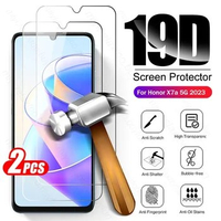 2PCS Tempered Glass Screen Protector Case For Honor X7a/X7a Plus X 7a X7 a X7a+ X7aPlus 5G Protective Glass On Honar Honer X7a