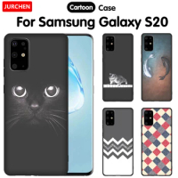 JURCHEN Soft TPU For Samsung Galaxy S20 Plus FE Case Cover Silicone Cartoon Print Phone Case For Samsung Galaxy S20 Ultra Case