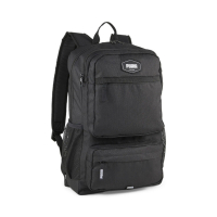 【PUMA】包包 後背包 書包 旅行包 男 女 Deck 黑色(09033801)