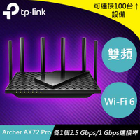 TP-LINK Archer AX72 Pro AX5400雙頻 Wi-Fi 6 路由器 / 分享器原價3460(省461)