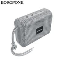 BOROFONE Portable Speaker Wireless Bluetooth-Compatible Waterproof Outdoor Sound USB AUX TF FM Radio Subwoofer Loudspeaker