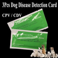 3PCS Canine CDV CPV Ag Distemper Parvovirus Test Paper Kit One Step Raid Strip Card Pet Dog Home Clinic Health Detection