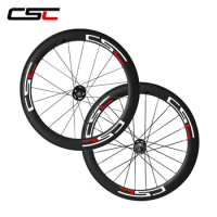 CSC carbon wheelset 23mm Wide 60mm Clincher carbon Track bike wheels