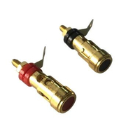 Terminal Speaker Binding Post Gold Jepit Push