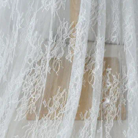 300cm wide 150cm Black/off White Lace Material swiss lace fabric high quality