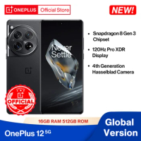 New OnePlus 12 Global Version 16GB 512GB Snapdragon 8 Gen 3 Hasselblad Camera 2K 120Hz Display 100W SUPERVOOC Charge