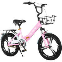 鳳凰兒童折疊自行車男女孩6-8歲12小學生中大童18-20寸22腳踏單車