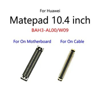 2PCS/Lot For Huawei Matepad 10.4" inch BAH3-AL00/W09 LCD Display Screen FPC Connector Port On Mainboard / Flex Cable