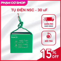 Tụ Điện Tụ Vuông NSC Xanh 30uF 450VAC 50/60Hz Combo 5/10c