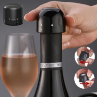 Vacuum Red Wine Bottle Cap Stopper Silicone Sealed Champagne For Bar Accessories Liquor Shaker Gym Moonshine Accessories