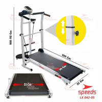 Treadmill Manual MultiFungsi Treadmill 4 In 1 SPEEDS