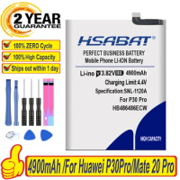 HSABAT 4900mAh HB486486ECW Battery For Huawei P30 Pro for Huawei Mate 20 Pro