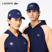 【LACOSTE】中性款-Lacoste Sport Roland Garros超細纖維帽子(海軍藍)