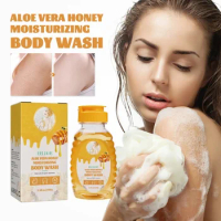 Honey Shower Gel Deep Cleaning Firming Whitening Body Wash Remove Exfoliation Anti acne Skin repair Moisturizing Bath care