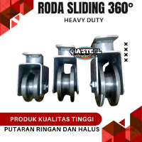Roda sliding new roda pagar lipat heavy duty roda sliding pintu geser roda sliding rel tikung