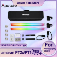 Aputure amaran PT2c RGB Full-color Pixel Tube Light 2700K-10000K Controlled by Wireless Sidus Link App for Photography Studio