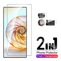 2in1 Tempered Glass Lens Protective Film For ZTE nubia Z60 Ultra 5G 60z Z60Ultra Camera Clear Screen Protector Full Protection
