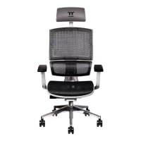曜越-CyberChair E500 雪白版 人體工學椅