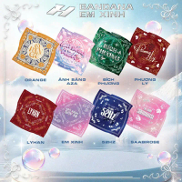 Khăn Bandana Em Xinh Say Hi, Phương Ly, 52Hz, Bích Phương 60x60cm - Hekara Clothes