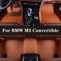 Full Surround Custom Leather Car Floor Mat For BMW M3 Convertible 2001-2006 (Model Year) Car Interior Auto Parts