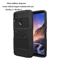 Fatbear for Xiaomi Mi Max 3 Max 2 Tactical Military Grade Rugged Shockproof Armor Protective Shell Skin Case Cover