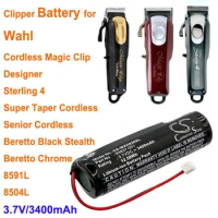Cameron Sino 3400mAh Battery for WAHL Black Stealth, Chrome,Cordless Magic Clip,Senior Cordless,Sterling 4,Super Taper Cordless