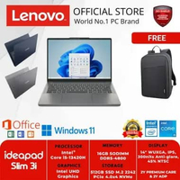 LENOVO IDEAPAD SLIM 3i 14IRH10 FPID FQID INTEL CORE i5-13420H 16GB 512SSD WIN 11 HOME + OFFICE HOME 