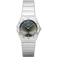 Omega 歐米茄 星座系列石英女仕腕錶(131.10.28.60.60.001)x抹茶綠面x28mm