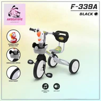 Sepeda Roda Tiga Anak Family F339A Ban Karet 2-5 Tahun Keranjang Musik Lampu