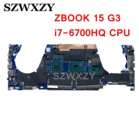 Refurbished For HP ZBOOK 15 G3 Laptop Motherboard 842416-601 840931-601 840931-001 LA-C401P DDR4 With i7-6700HQ CPU