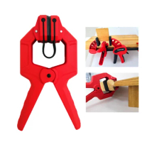 Duratec one hand plastic clamp side band clamp G-shaped woodworking f clamp aircraft model quick fixing clamp C clamp