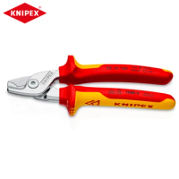 KNIPEX 95 16 160 Cable Cutter Durable Sturdy And Comfortable To Operate Easy To Cut Without Crushing Cables Convenient And Fast