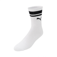 【PUMA】襪子 Classic 白 黑 雙線 經典 長襪 單雙入(BB109205)