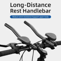 Rest TT Handlebar Clip on Aero Bars Handlebar Extension Triathlon Aerobars Tri Bars MTB Road Bike Cy