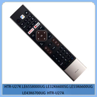 HTR-U27A voice remote control compatible with Haier TV HTR-U27K LE65S8000UG LE32K6600SG LE55K6600UG LE43K6700UG