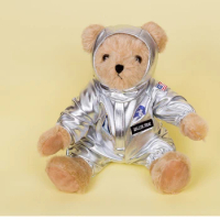 Astronaut teddy bear plush stuffed toys Clothes can be worn off plush joint teddy bear doll kids toys birthday Christmas gift